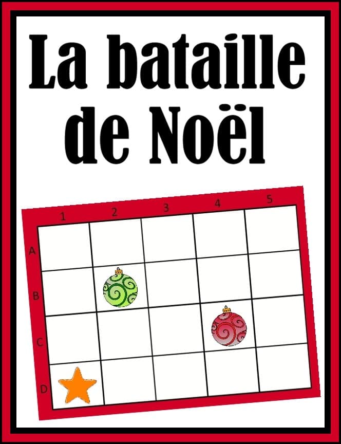 jeu de noël à imprimer