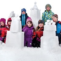 activités créatives à faire dans la neige