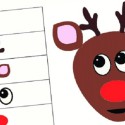 Le renne qui rit : jeu de Noël à imprimer