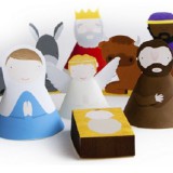 Crèche en papier : 2 modèles à imprimer gratuitement