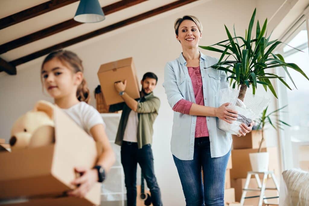 déménager avec enfants