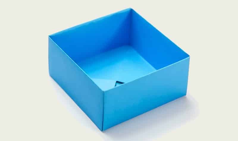 Origami boîte facile