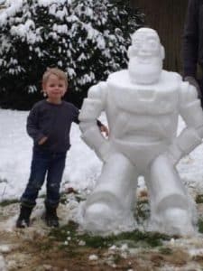 bonhommes de neige en images