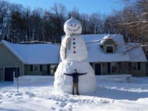 idée bonhome de neige