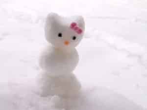 bonhomme de neige créatif