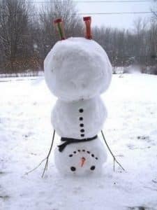 photos bonhomme de neige