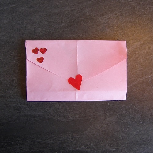 enveloppe saint valentin