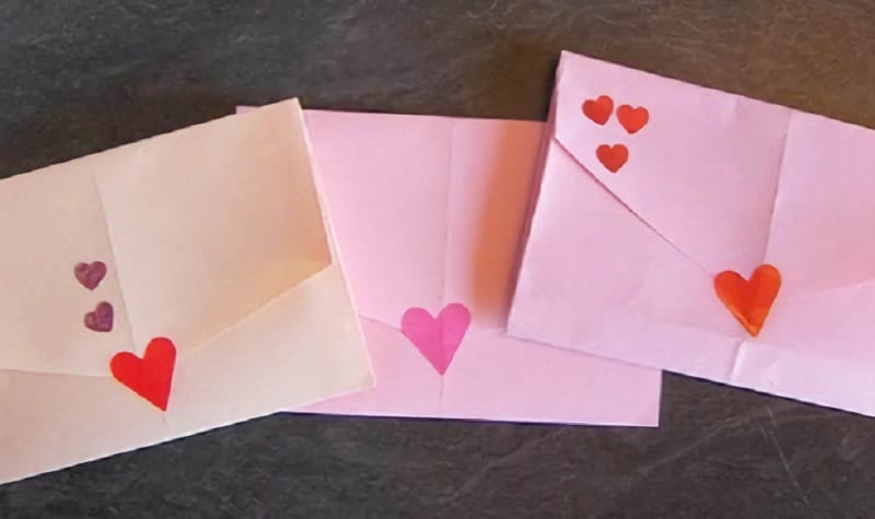 enveloppe saint valentin