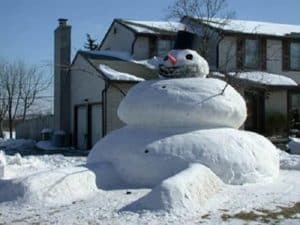 bonhommes de neige