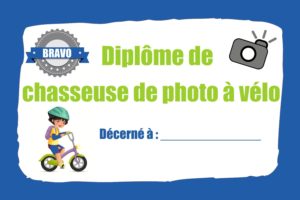 diplôme vélo fille