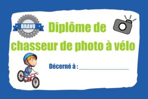 diplôme vélo garçon