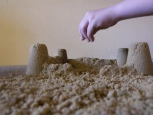modeler du sable