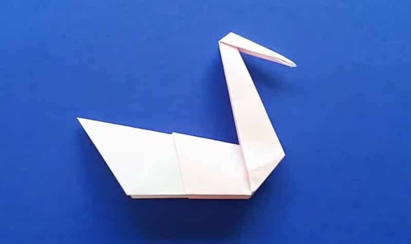 origami cycgne facile