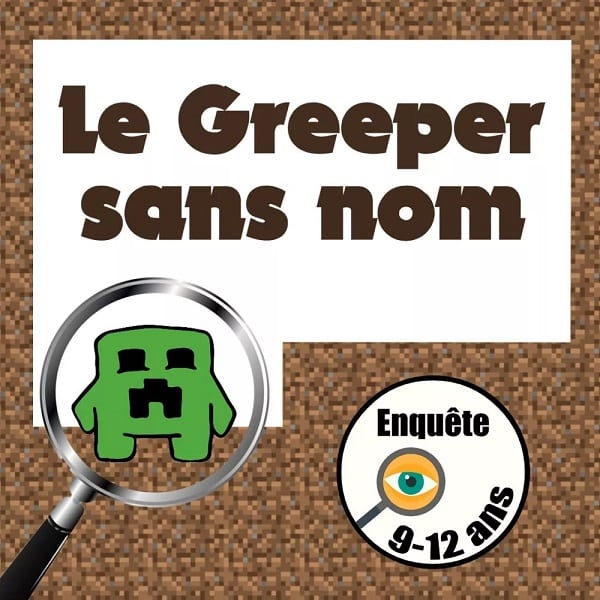 jeu enquête minecraft