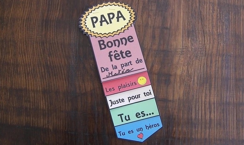 livret à cachettes pour papa