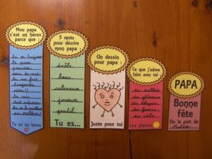 cadeau livret papa