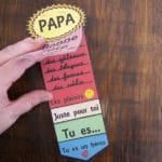 Livret à cachettes pour papa