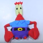 Monsieur Krabs en pâte à modeler
