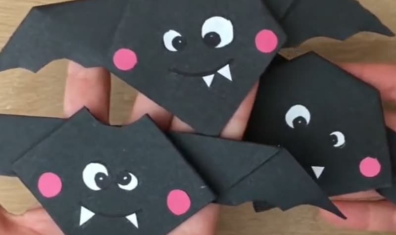 Origami chauve-souris facile