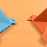 Origami oiseau facile