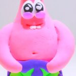 Patrick l'étoile de mer en pâte à modeler