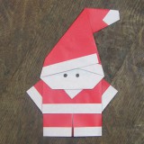 Origami Père Noël facile
