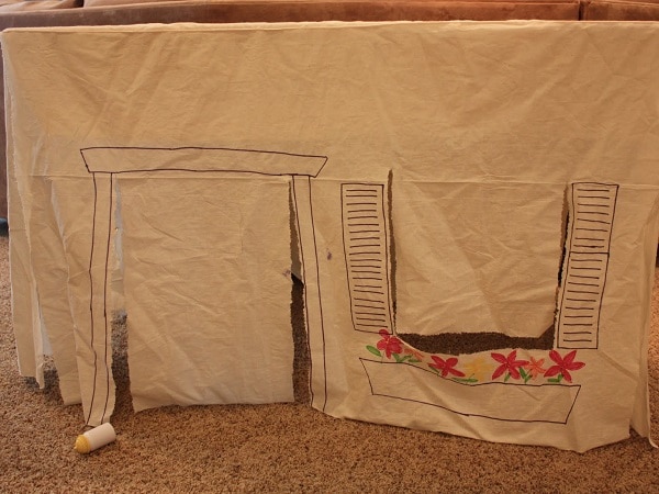 cabane table enfant