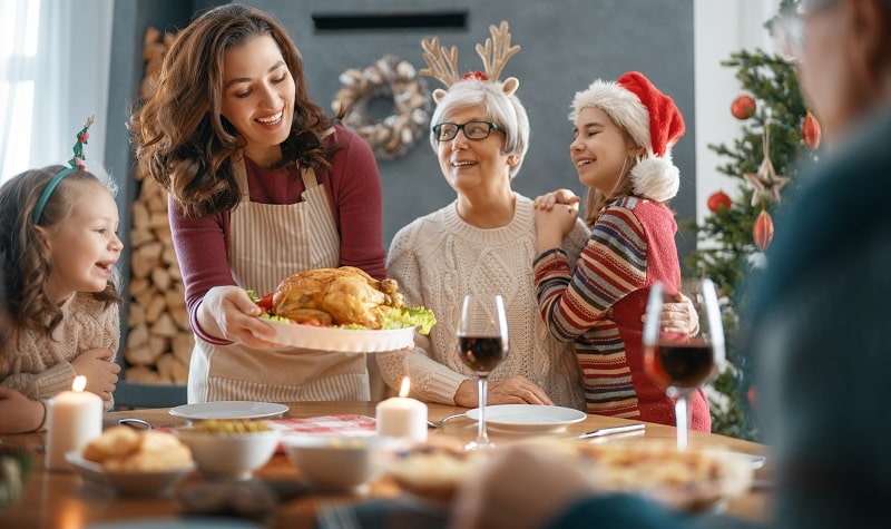 Repas de Noël à travers le monde