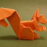 Origami écureuil