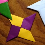 Origami étoile de ninja