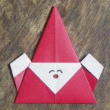 Origami Père Noël super facile