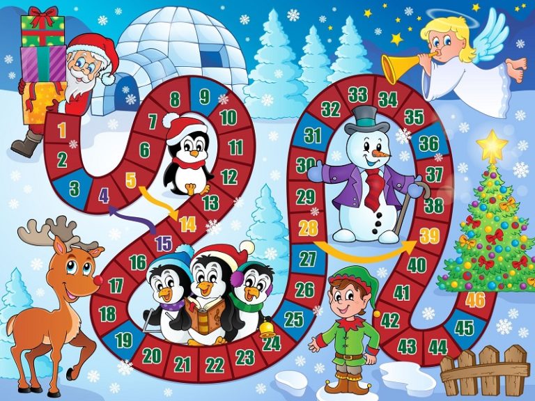 Jeu du Père Noël à imprimer