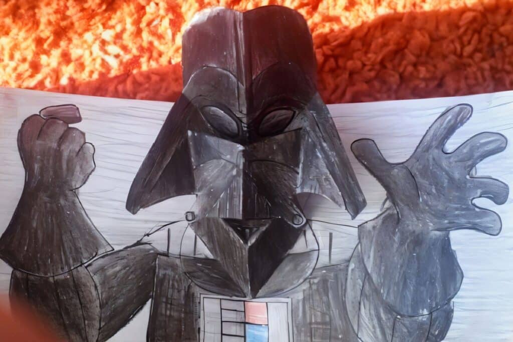 Carte pop-up de Dark Vador