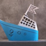 Bateau en papier facile : tutoriel pas à pas