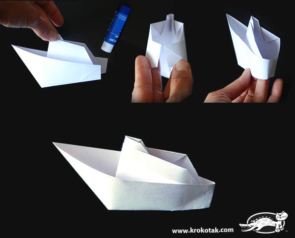 bateau en papier facile