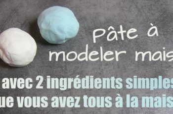 Pâte à modeler maison facile