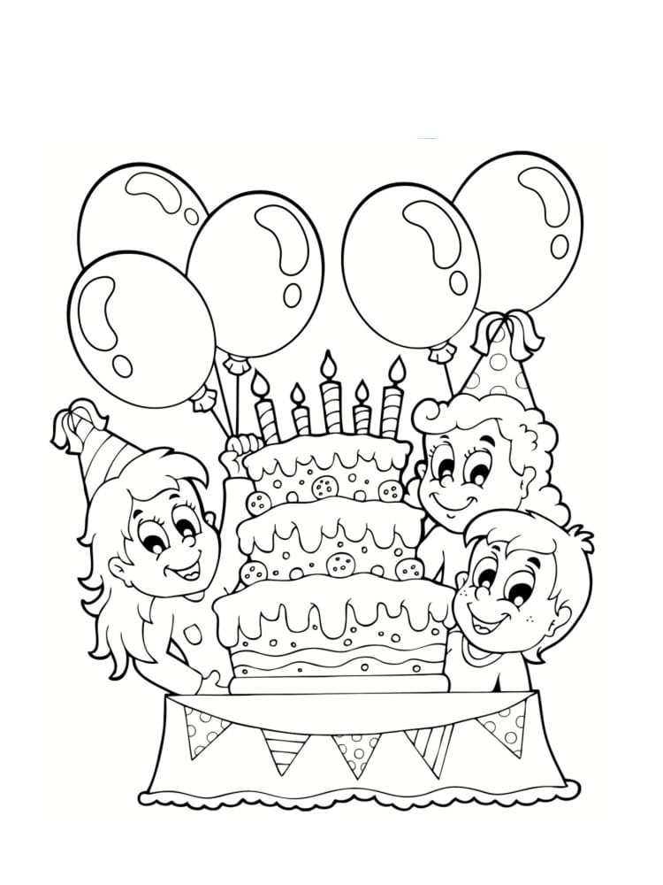 Coloriage Anniversaire Dessins A Imprimer Gratuitement