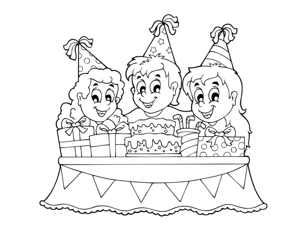 Coloriage anniversaire : 20 dessins à imprimer