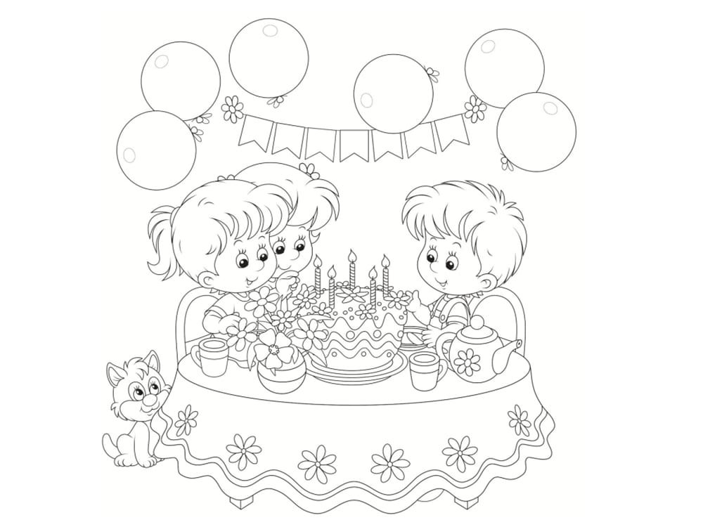 Coloriage Anniversaire Dessins A Imprimer Gratuitement