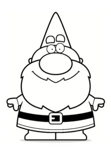 coloriage nain 10