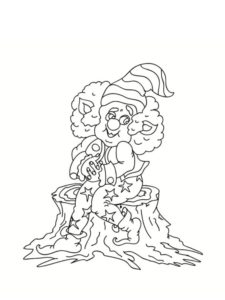coloriage nain 12