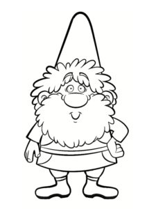 coloriage de nain