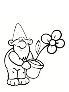 coloriage nain 5