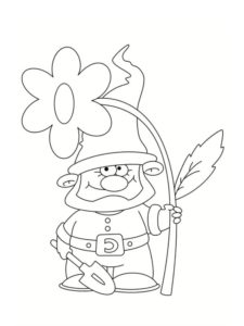 coloriage nain 6