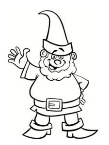 coloriage nain 7
