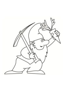 coloriage nain 8