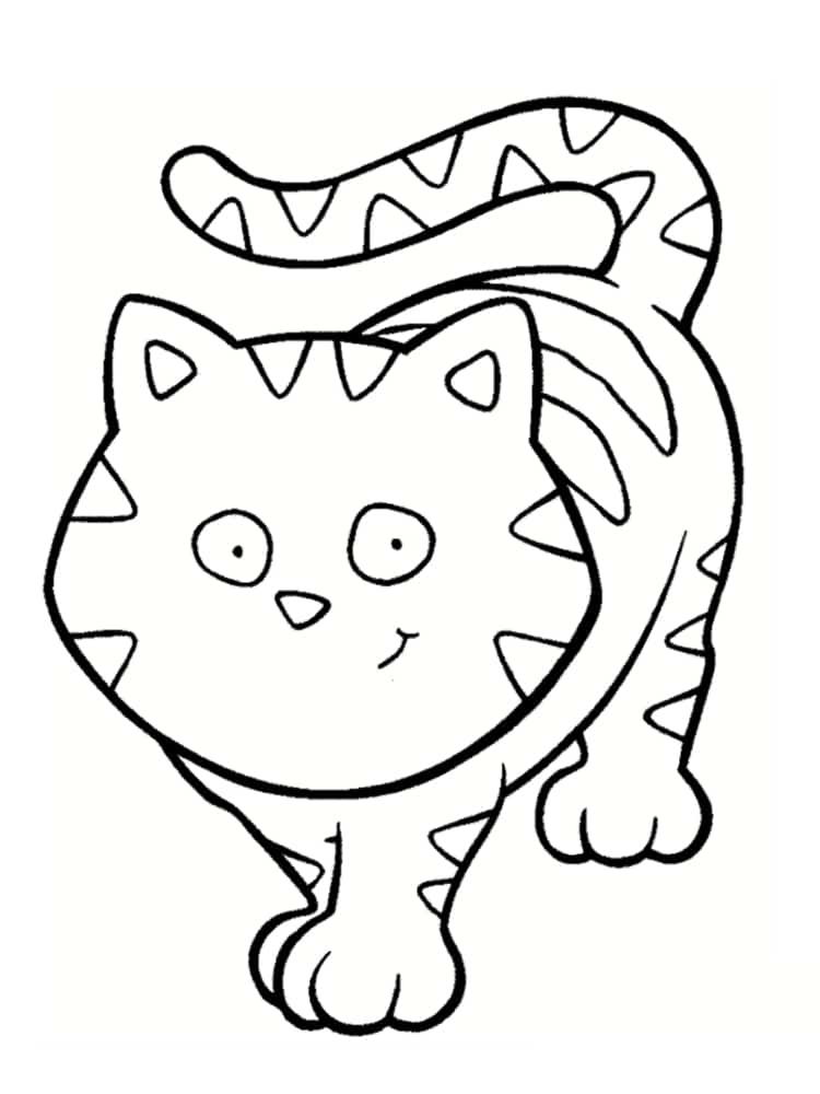 Coloriage chat  20 modèles à imprimer gratuitement