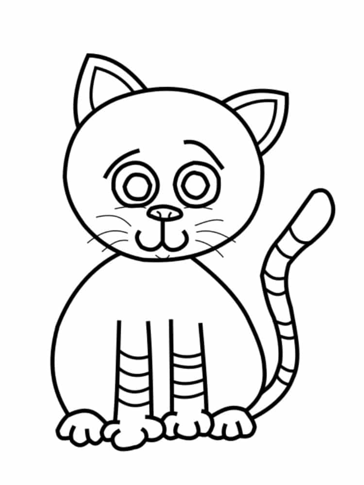 coloriage chat 20 modeles a imprimer gratuitement