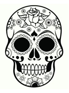 Coloriage Tête De Mort Mexicaine 20 Dessins à Imprimer