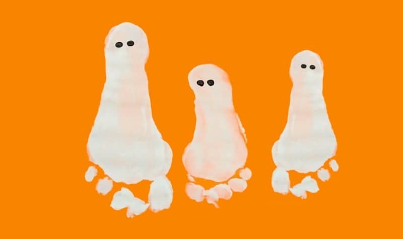 Fantômes empreinte de pied